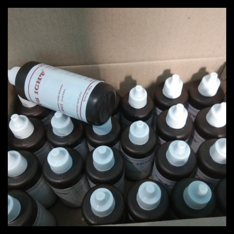 OBAT BIRU IKAN BLITZ ICHT ANTI WHITE SPOT & JAMUR METHYLENE BLUE ITCH BERKUALITAS