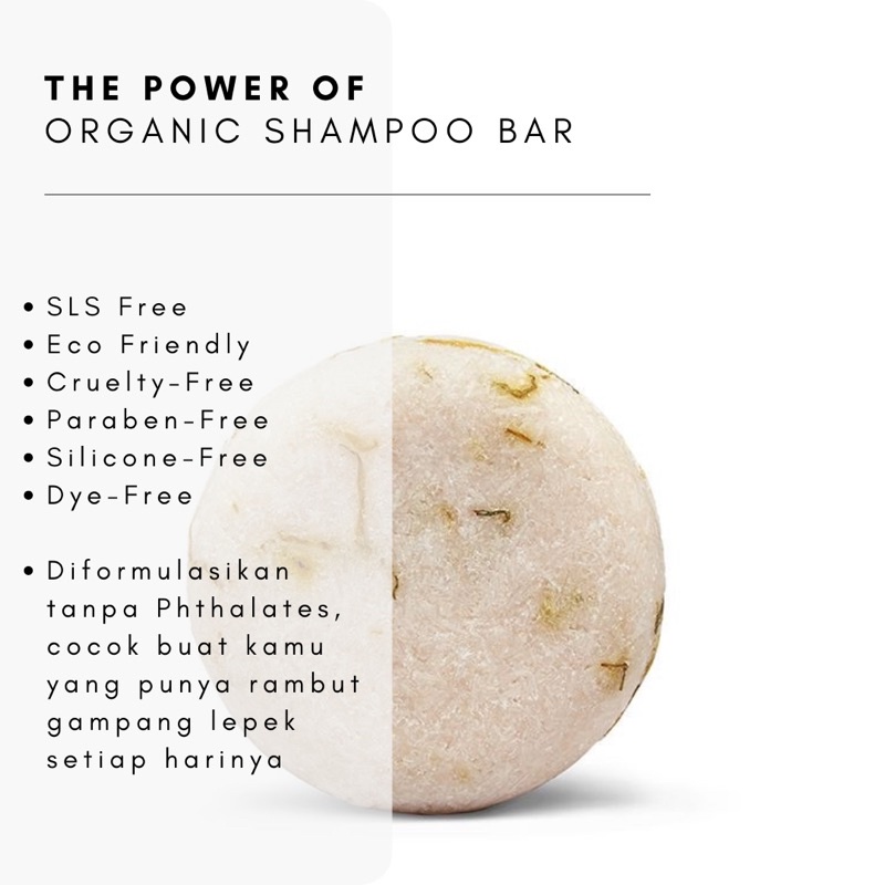 Ternak Syams - Organic Shampoo Bar | sampo anti rontok rambut patah ketombe kusut menghaluskan menyehatkan melebatkan