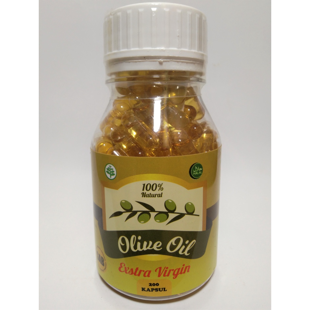 Minyak Zaitun Extra Virgin isi 200 kapsul | SAB |Minyak Zaitun Isi 200 Kapsul Extra Virgin Olive Oil