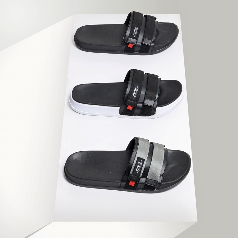 Geta Grey | Sandal EVA Ringan Slop Santai Simple Pria Men Sendal Footwear | FORIND x Volve