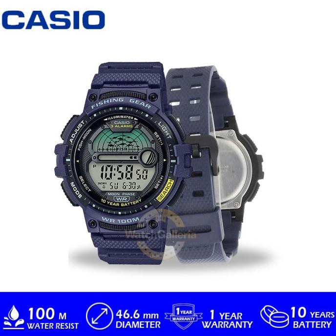 Casio General WS-1200H-2AVDF/WS-1200H-2AVDF/WS-1200H Original Murah