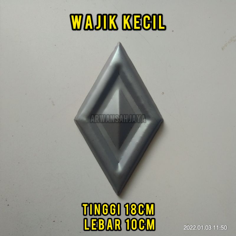 WAJIK KECIL ORNAMEN PAGAR BESI
