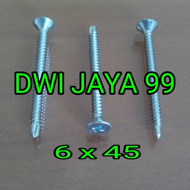 Jual Pcs X Sekrup Drilling Fh Jf Grc Kalsiboard Roofing Bajaringan Galvalum Shopee