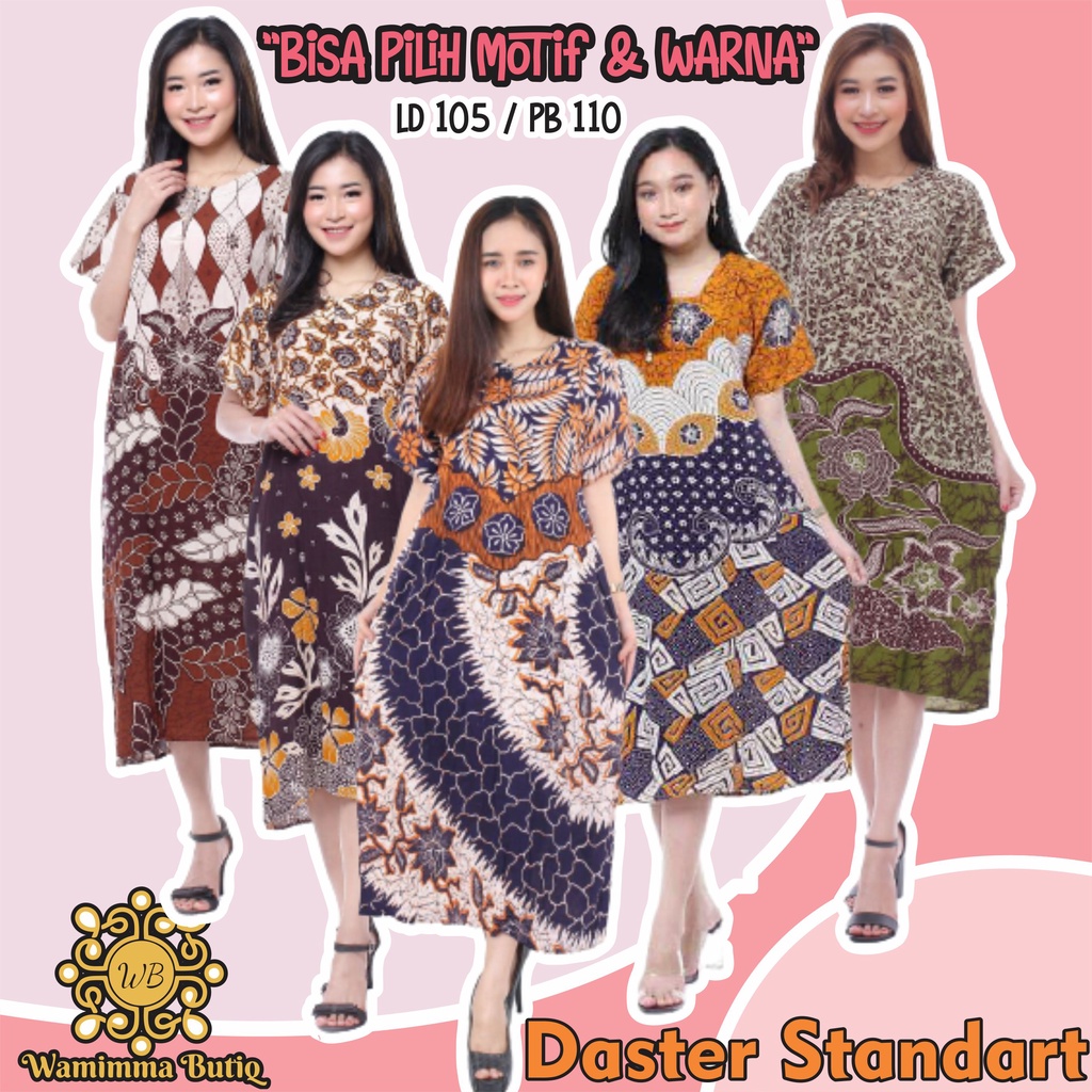 Daster Batik Murah Baju Tidur Batik Murah Adem Nyaman Daster Batik Pekalongan Daster Yukensi-1
