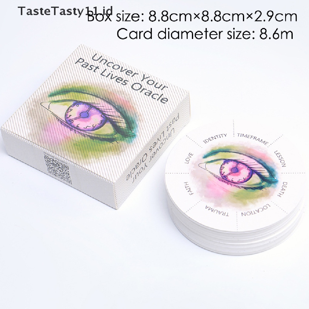 87 Kartu Uncover Your Past Life Oracle Deck Bentuk Bulat Dengan Buku Panduan PDF