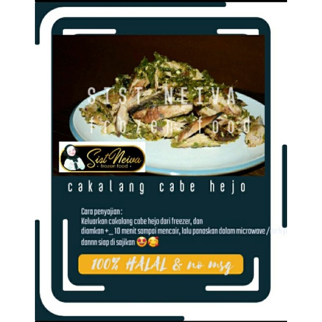 

SIST NEIVA LAUK CAKALANG CABE IJO ( TEMAN BEKAL HAJI & UMROH,TEMAN TRAVELING. TEMAN CAMPING , SAHABAT ANAK KOST, SAHABAT ORANG SIBUK DLL )