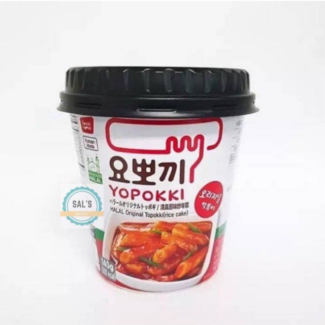 

Yopokki tteokbokki - HALAL original topokki rice cake instant cup