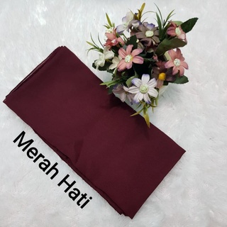 Fashion Shop Hijab Segiempat BELLA SQUARE pollycotton premium Merah Hati Premium