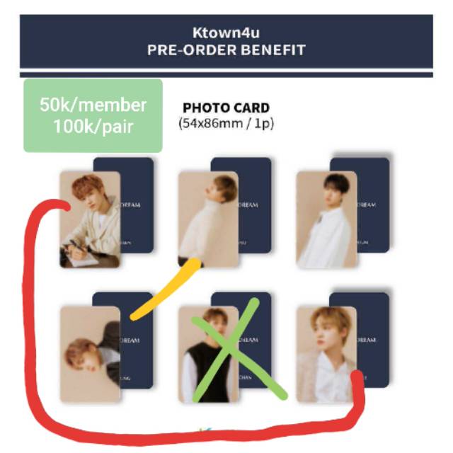 SG20 NCT DREAM BENEFIT ONLY KTOWN4U