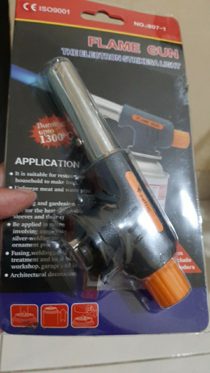 Portable Gas Torch Flare Flame Gun Pematik Api Powerfull