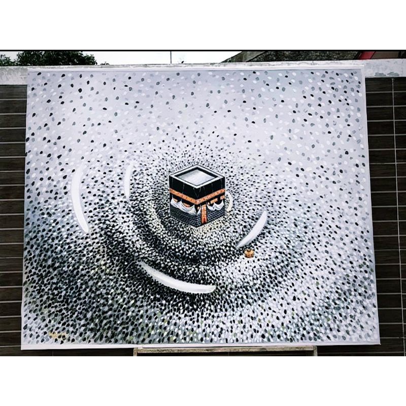 Lukisan Ka'bah Mekah Berkualitas