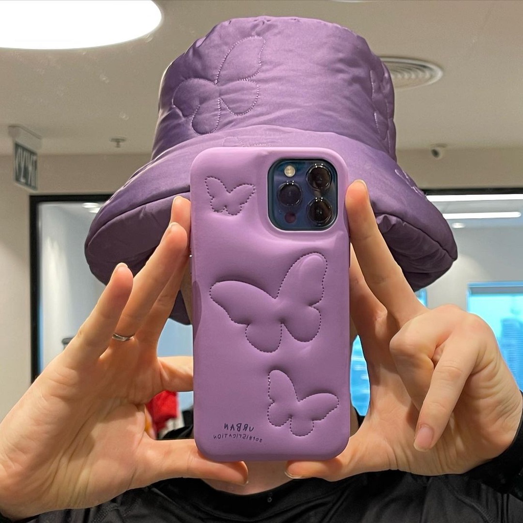 THE PUFFER CASE URBAN KUPU KUPU IPHONE 7 8 7+ 8+ X XS MAX XR 11 12 13 PRO MAX MINI