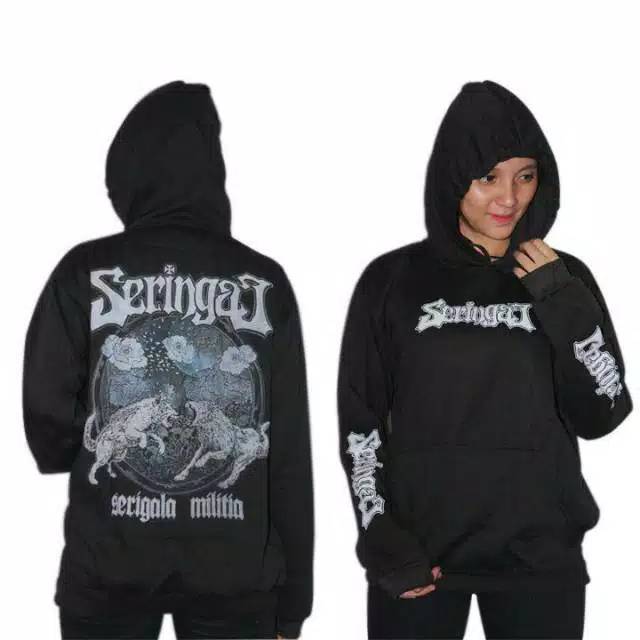 Jaket Sweater Distro/ Sweater Hardcore Seringai Serigala