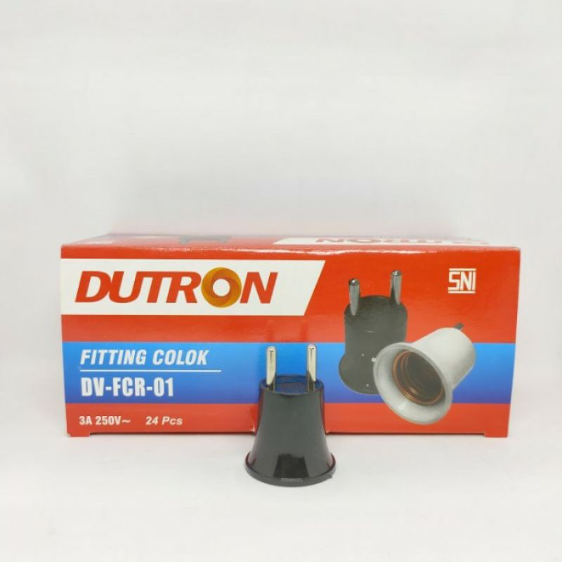 Fiting Colok Dutron DV-FCR-01/ Fiting Colok Lampu Tidur