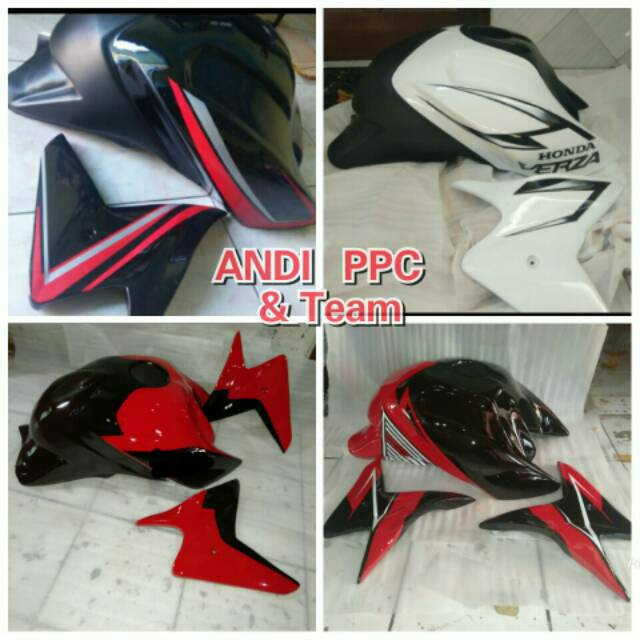 Kondom tangki dan sayap honda verza model CB1000