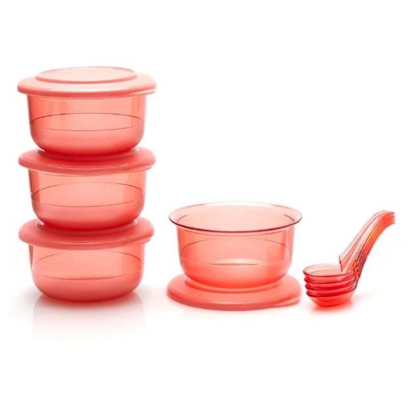 Peach Personal Bowl Set //Fuchsia Personal Bowl set (4)