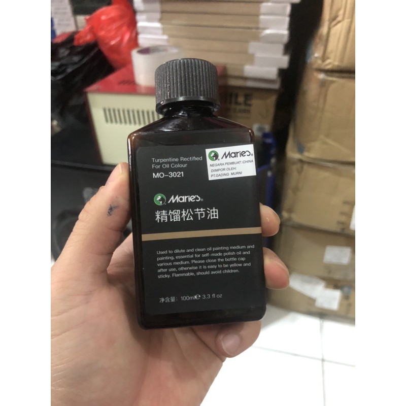 

turpentine retified for oil color 100 ml maries mo 3021 726