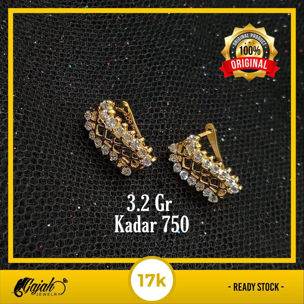 Anting Emas 17K - 3.2 Gr Kadar 750 - 5056