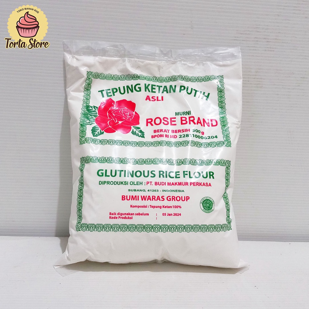 

Tepung Ketan Rose Brand 500 gram
