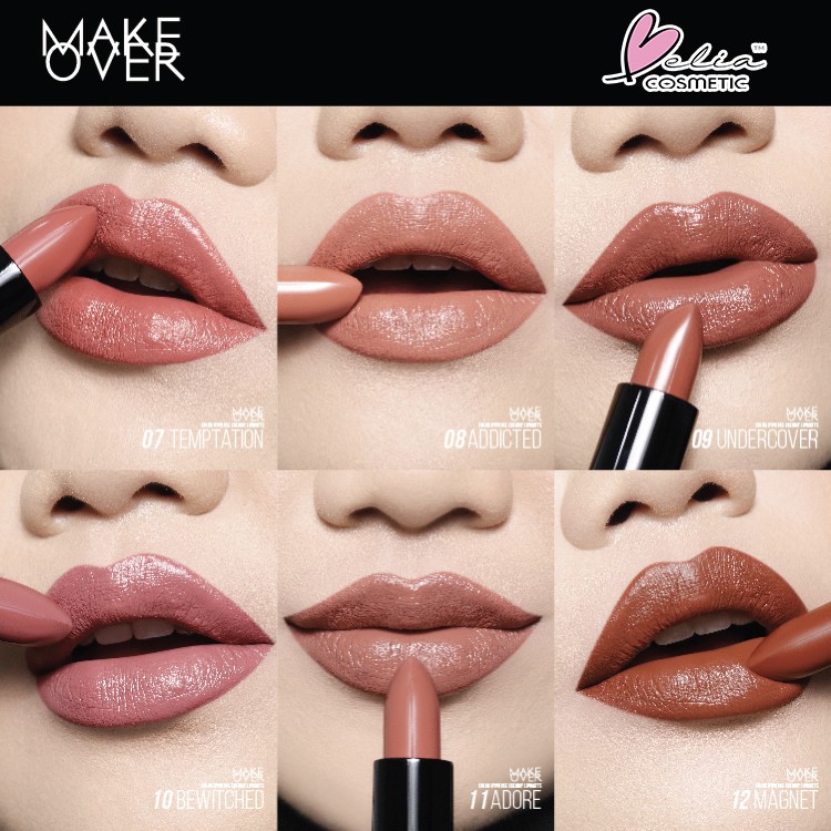 ❤ BELIA ❤ Make Over Color Hypnose Creamy Lipmatte Lipstick Lipstik BPOM 4.3g Makeover