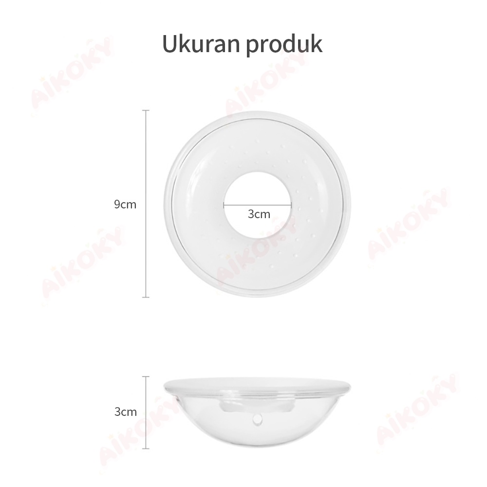 Aikoky 1 PCS Wadah Penampung Asi Silicone/Breast Pad Saver Shield/Breast Milk Collector