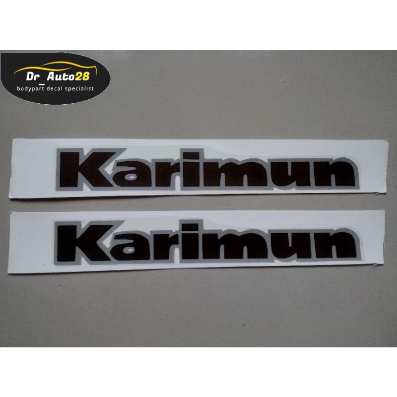 Sticker Karimun kotak belakang