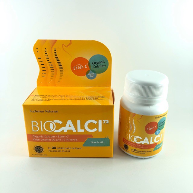 TERBARU Bio Calci Biocalci 72 plus ester C