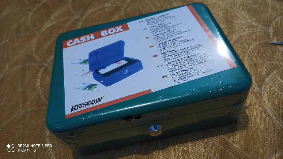 Krisbow Safety Box, Cash Box, Petty Cash, Tempat Uang Cash 25 Cm
