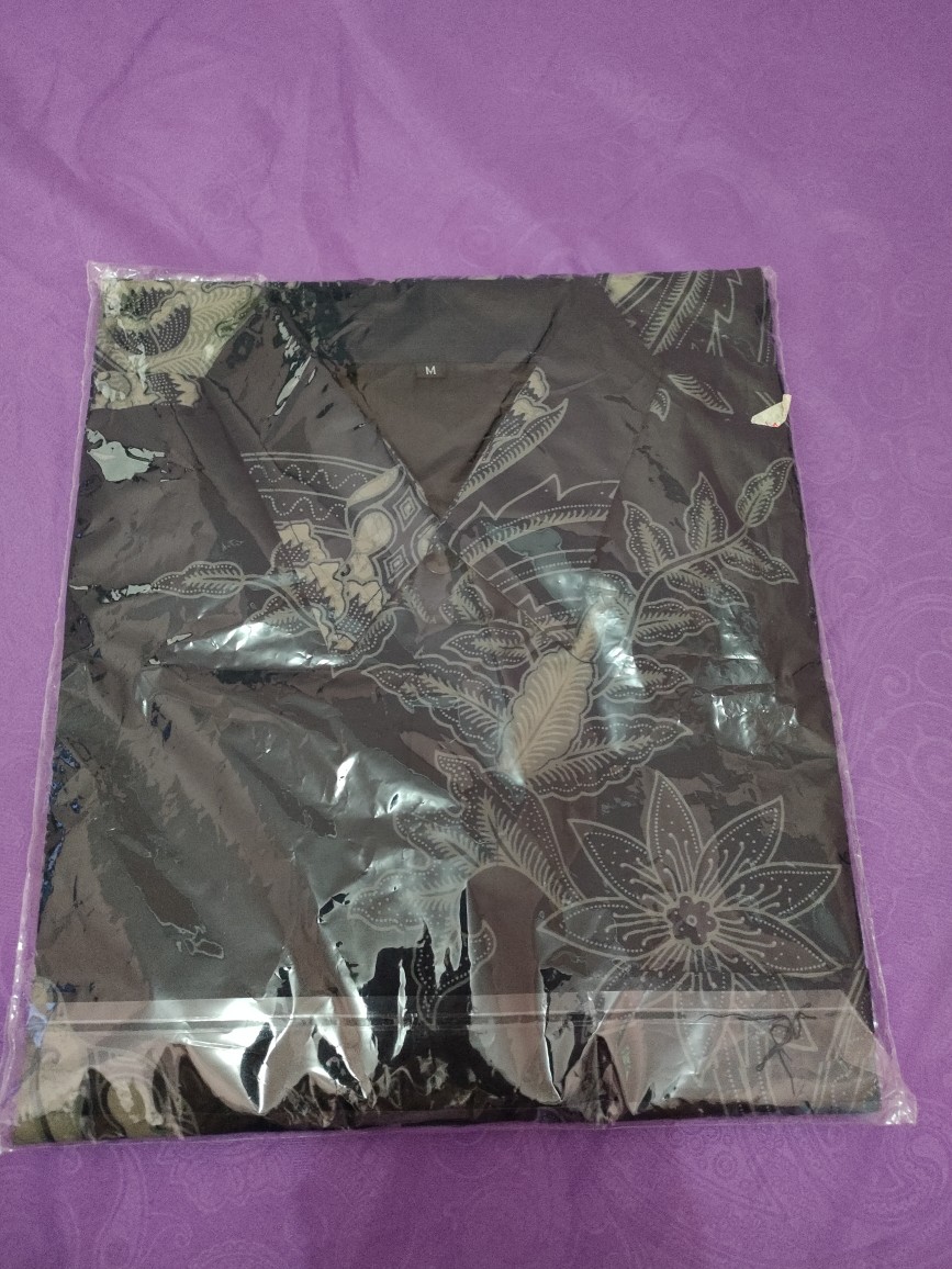 Batik Premium Pria Lengan Pendek Lapis Furing Batik Solo