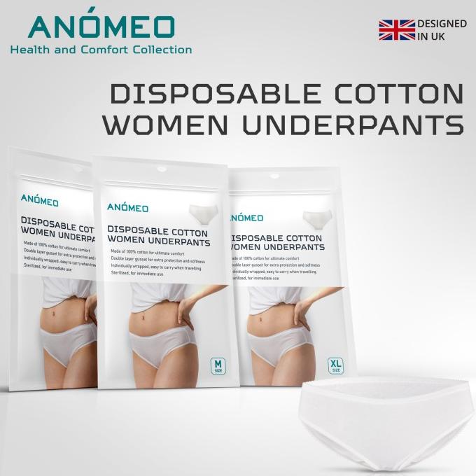 Anomeo Celana Dalam Wanita Katun Sekali Pakai Disposable An2431 Termurah