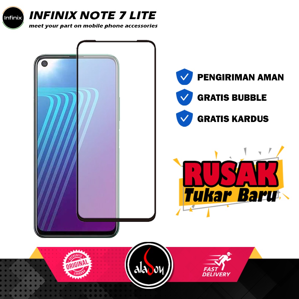 Tempered Glass Infinix Note 7 Lite Anti Gores Layar Screen Protector