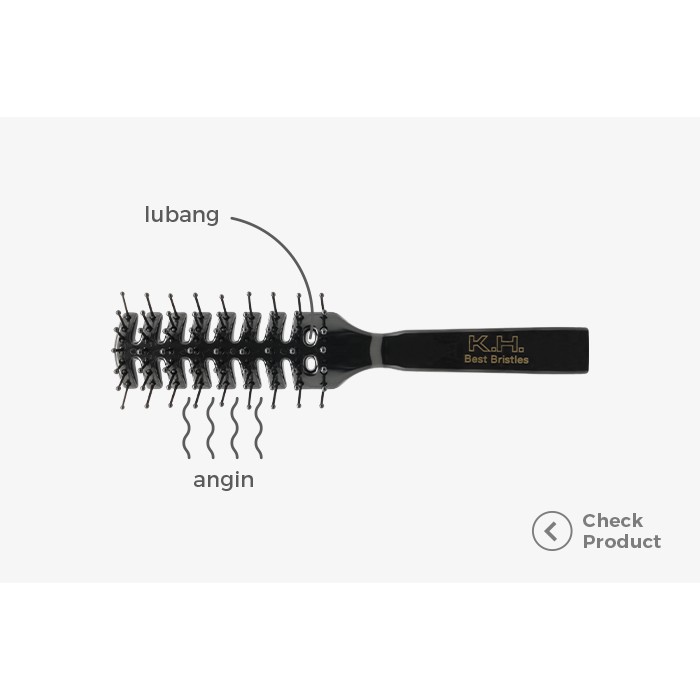 SISIR SIKAT HITAM VENTED