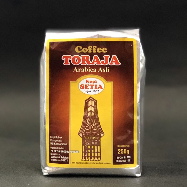 

KOPI SETIA TORAJA ARABICA ASLI 250gr