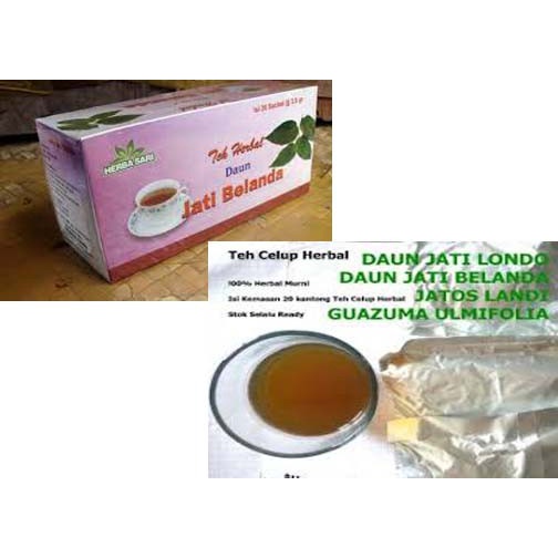 

Teh Celup Daun Jati Belanda Mengurangi Kolesterol dan Lemak Tubuh