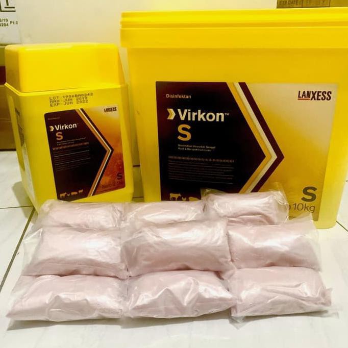 ONSALE Disinfektan Virus Kandang, Corona Vircon S Repacking Isi 100 Gram