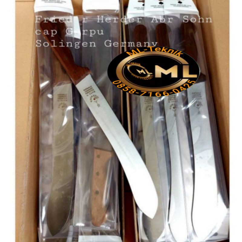 pisau jagal cap garpu 10" SS-0347 pisau daging  pisau dapur ORI Made in solingen Germany
