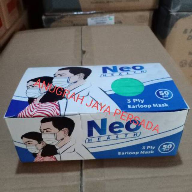 Masker neo earloop 3ply