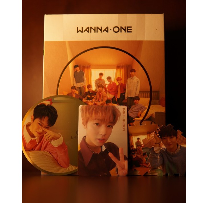 WANNA ONE PROMISE YOU IPU LIGHT VER ALBUM JIHOON PC JISUNG TAZO GUANLIN MIRROR + POSTER