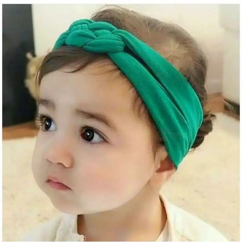 BANDANA bayi KEPANG |headband Baby Perempuan New born Usia 0-3 Tahun Premium