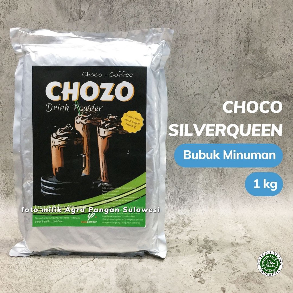 

Bubuk Minuman COKLAT SILVERQ 1kg | Chocolate Cokelat Drink Powder Choco Flavour Latte Milkshake Premix Instan - Indo Powder