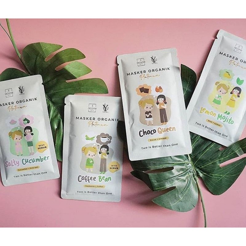 ACONESKIN X YOURA PLATINUM ORGANIC FACE MASK - ORGANIK FACE MASK 15 GRAM