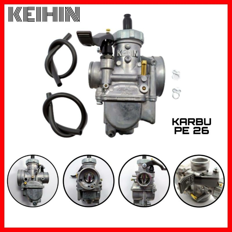 KARBU PE 26 KEIHIN JAPAN KODE A115 KARBURATOR PE 26 KEIHIN KODE A115