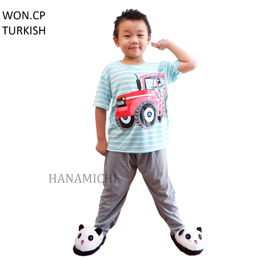 Hanamichi WON.CP Baju Tidur Setelan Anak Lengan Panjang