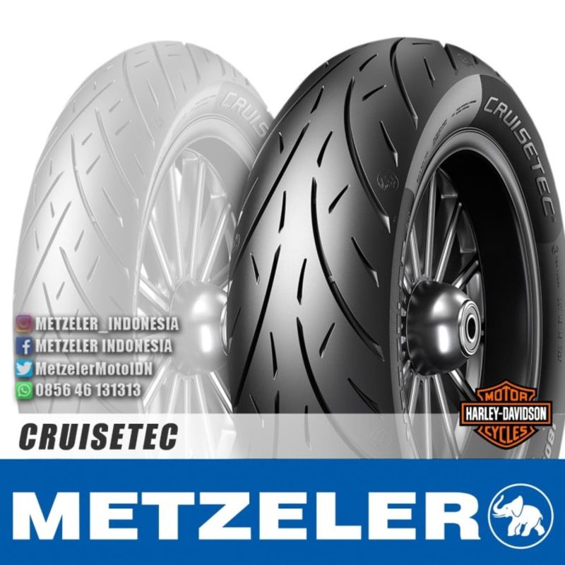 BAN MOTOR HARLEY DAVIDSON METZELER CRUISETEC R 180/60R16 80H