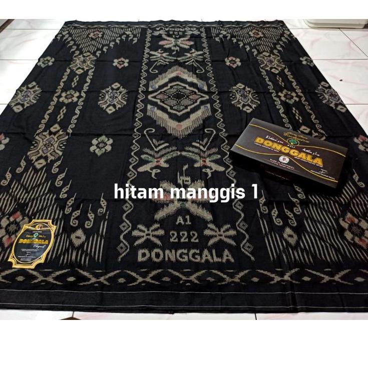 Model Baru.. SARUNG DONGGALA A1 HITAM ORIGINAL TERMURAH TERLARIS COD