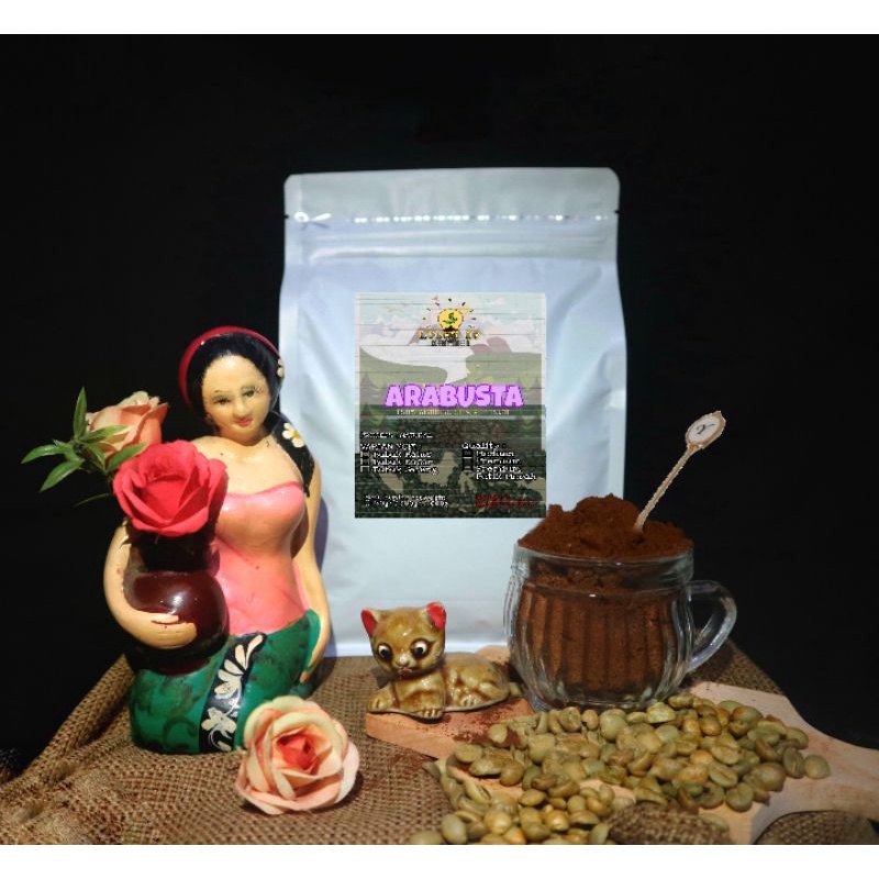 

kopi Arabusta bubuk (arabika 50%, robusta 50%)
