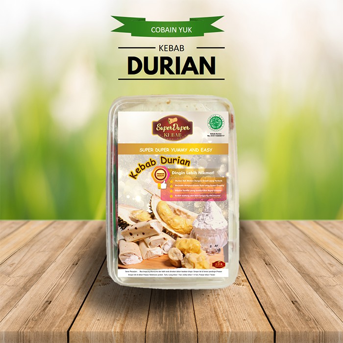 

Kebab Frozen Durian - Super Duper Kebab (SDK)