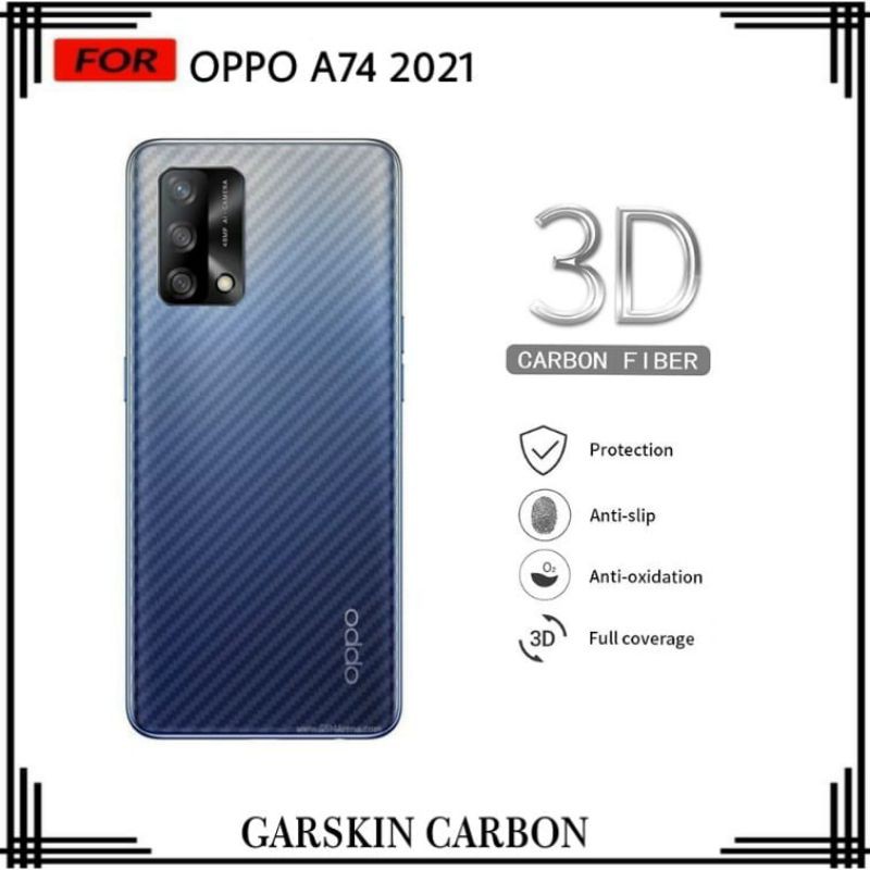 SKIN CARBON / STRIKER CARBON OPPO A74 2021