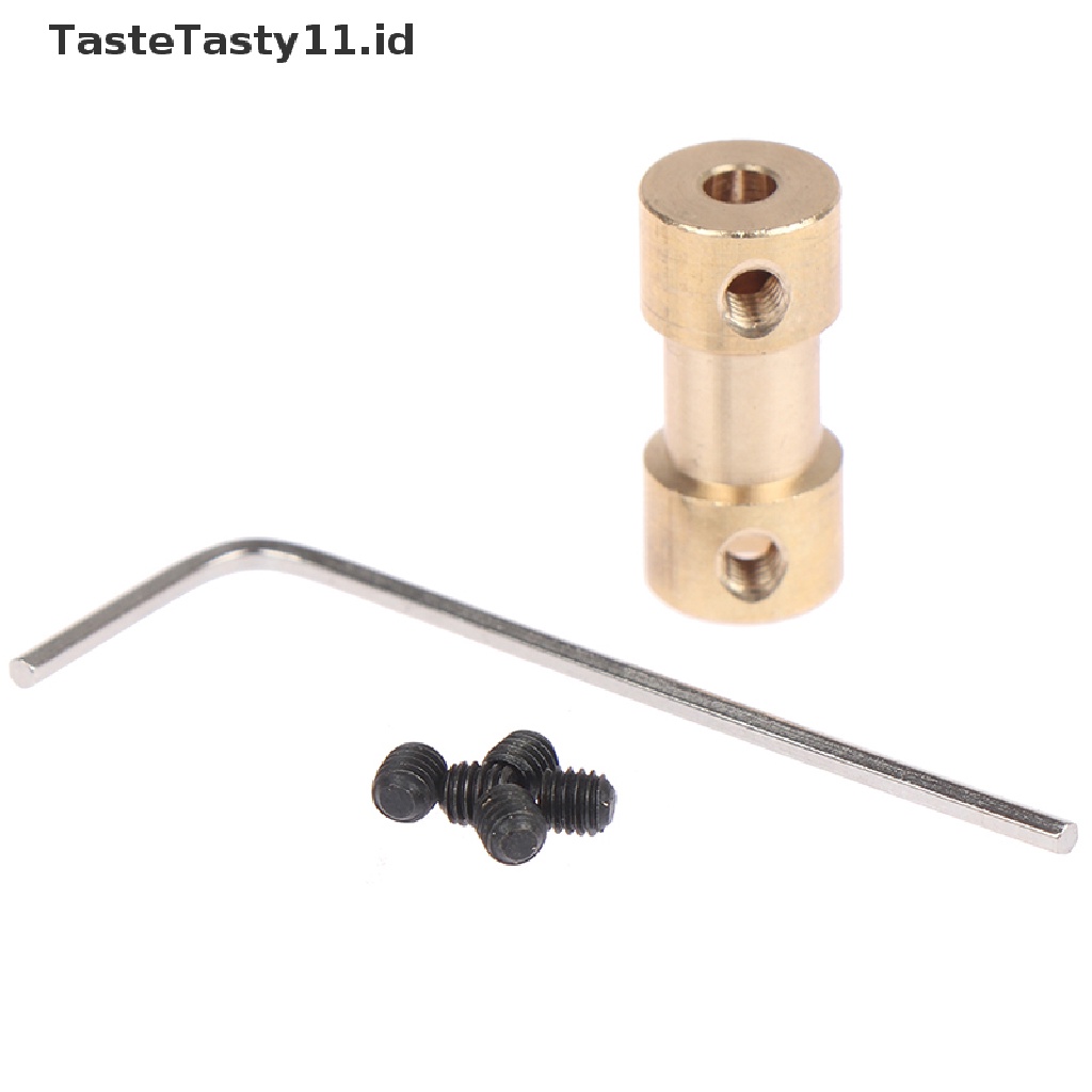 (Tastetasty) Konektor Shaft Motor Bahan Kuningan Ukuran 2-6mm