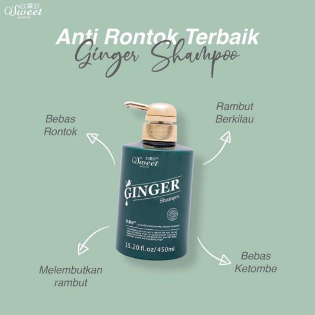 Jual Ready O'Sweet Singapore Ginger Shampoo (450ml) Shopee Indonesia